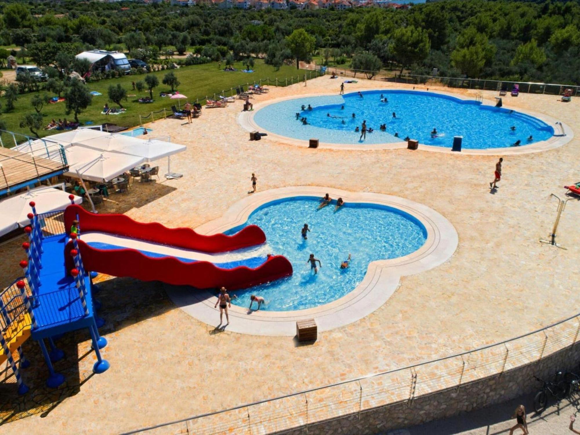 Mobile Homes In Camp Kovacine, Cres, With Long Pebble Beach Εξωτερικό φωτογραφία