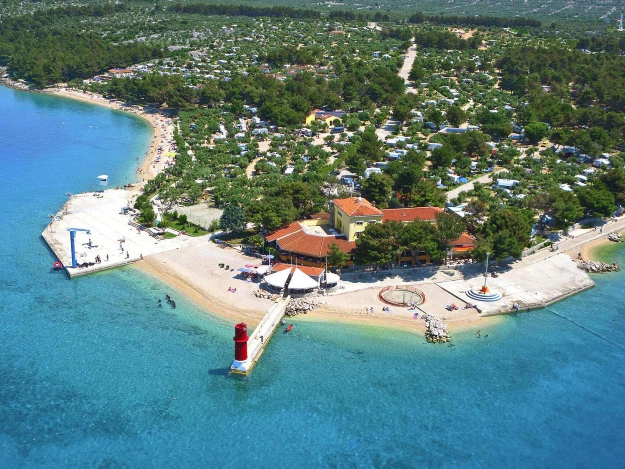 Mobile Homes In Camp Kovacine, Cres, With Long Pebble Beach Εξωτερικό φωτογραφία
