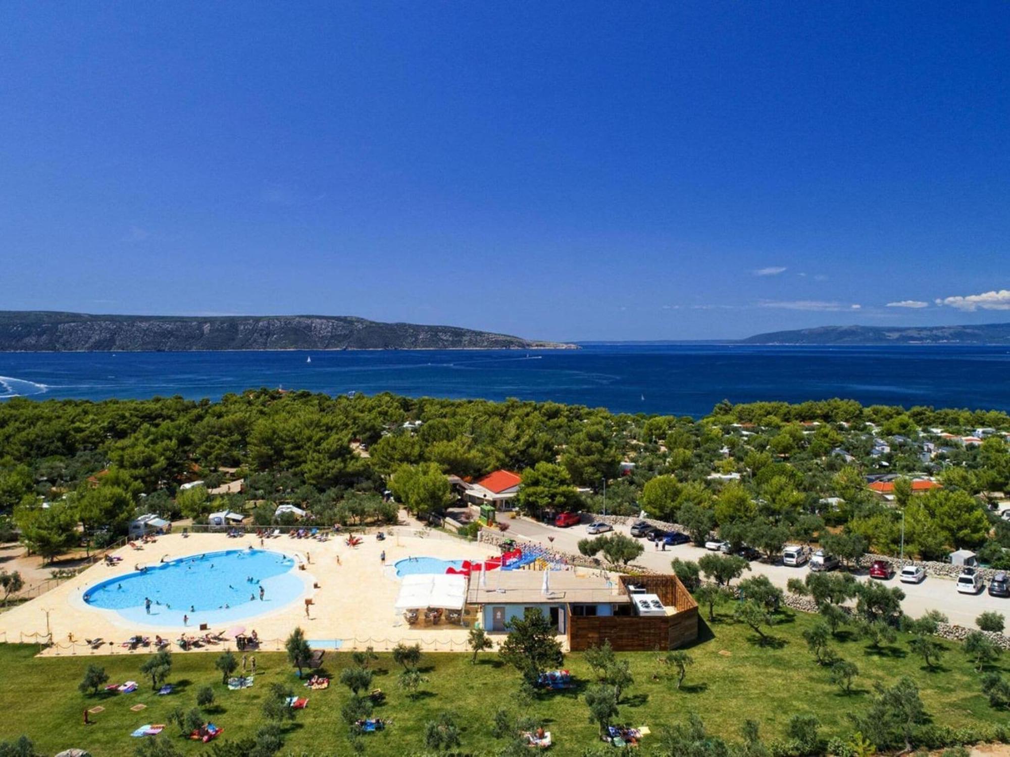 Mobile Homes In Camp Kovacine, Cres, With Long Pebble Beach Εξωτερικό φωτογραφία